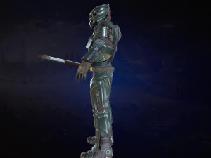 cavaliere moderno Modello 3D