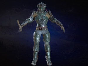 modern knight 3D Model