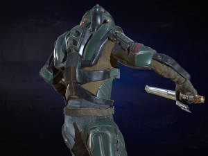 modern knight 3D Model