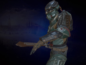 modern knight 3D Model