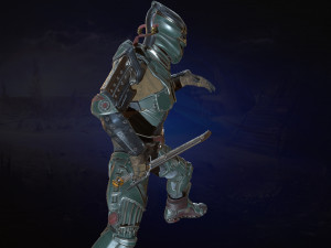 modern knight 3D Model