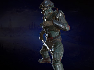 modern knight 3D Model