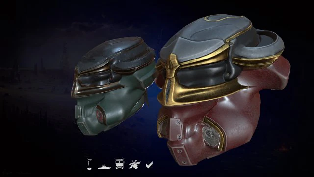 kask 3D Model .c4d .max .obj .3ds .fbx .stl .blend 