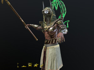 anubis 3D मॉडल