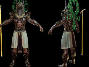anubis 3D मॉडल
