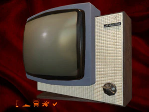 Sovyet televizyonu vecher 3D Model