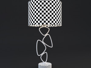 veronoi random table lamp 3D 모델