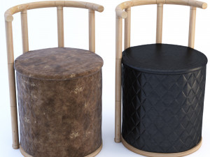 rhombus puff chair Modello 3D
