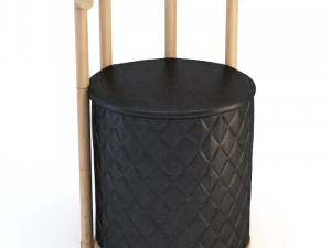 rhombus puff chair 3D Model