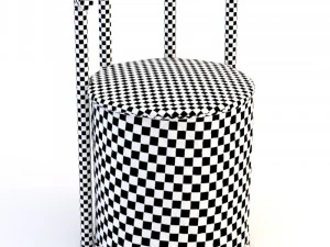 rhombus puff chair 3D Model