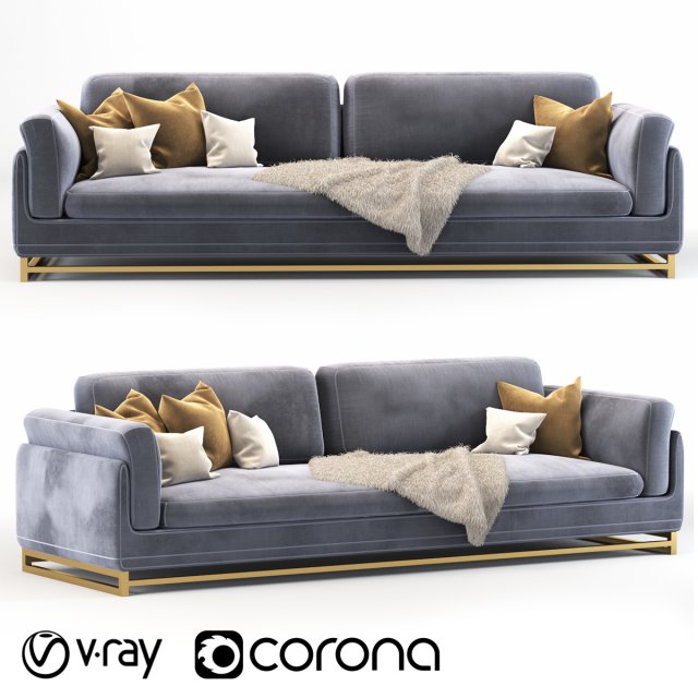 ryan comfortable sofa 3D 模型 .c4d .max .obj .3ds .fbx .stl .blend 