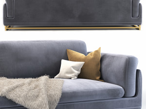 ryan comfortable sofa 3D 模型