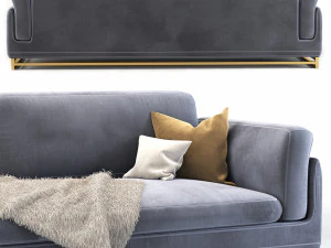 ryan comfortable sofa 3D Model