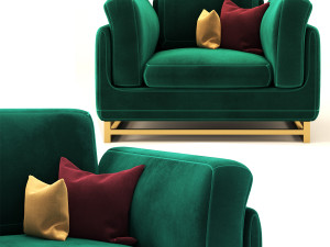 ryan arm chair 3D Model
