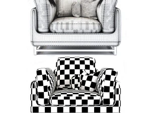 ryan arm chair 3D Model