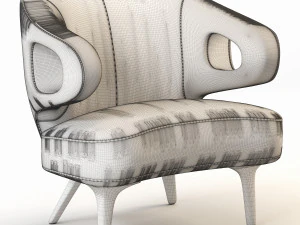 radan arm chair 3D Model