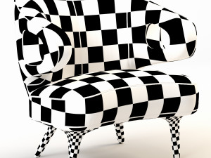 radan arm chair Modèle 3D