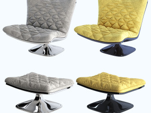 deltoid baxter armchair 3D Модель