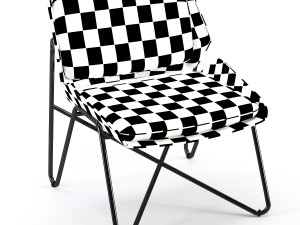 janine abraham dirk jan rollounge chair 3D Model