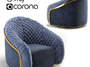 cantori portofino armchair Modello 3D