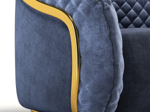 cantori portofino armchair 3D Modell
