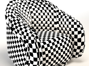 cantori portofino armchair 3D Modell