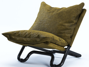 cross low london arm chair 3Dモデル