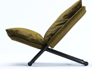 cross low london arm chair 3Dモデル