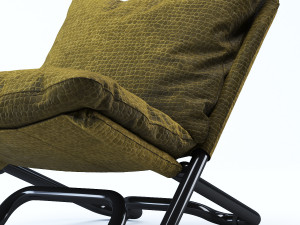 cross low london arm chair 3Dモデル