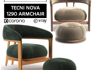 tecni nova-1290 armchair Modello 3D