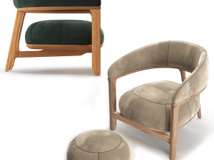 tecni nova-1290 armchair Modèle 3D