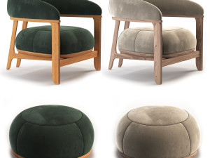 tecni nova-1290 armchair Modèle 3D