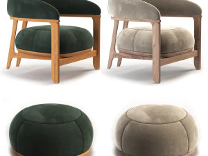 tecni nova-1290 armchair 3D Model