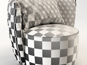leaf comfortable armchair 3D 模型