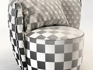 leaf comfortable armchair 3D Model