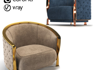 armchair rugiano furniture nella vetrina new Modello 3D