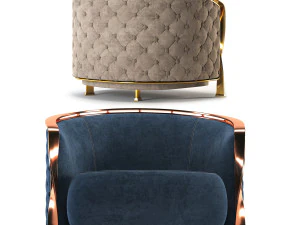armchair rugiano furniture nella vetrina new 3D Model