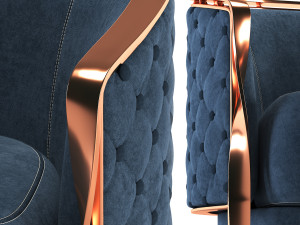 armchair rugiano furniture nella vetrina new Modello 3D