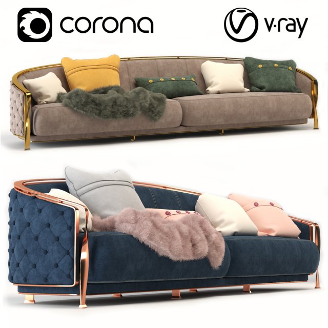 sofa rugiano furniture nella vetrina new 3D 모델 .c4d .max .obj .3ds .fbx .stl .blend 