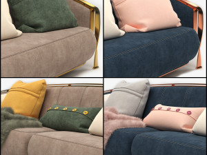 sofa rugiano furniture nella vetrina new 3D 모델