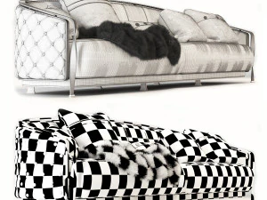 sofa rugiano furniture nella vetrina new 3D Model
