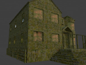 abandoned wood house 3D Model