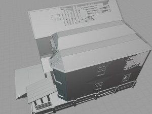 abandoned wood house 3D Model