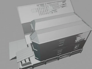abandoned wood house 3D Model
