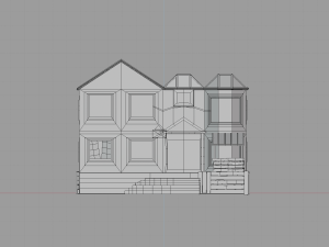 abandoned wood house 3D Model