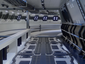 scifi corridor Modelo 3D