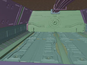 scifi corridor 3D Model