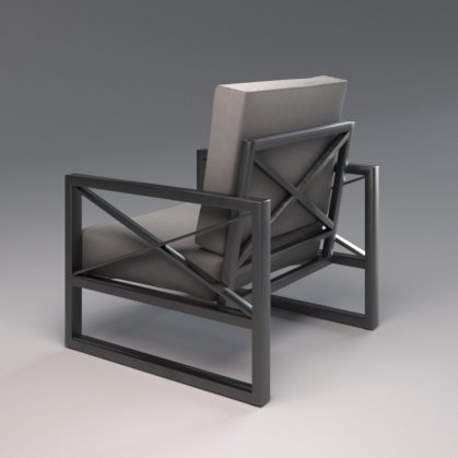 armchair loft 3D Model .c4d .max .obj .3ds .fbx .stl .blend