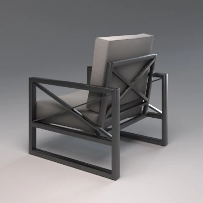 armchair loft 3D Model .c4d .max .obj .3ds .fbx .stl .blend 