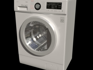 washing machine lg f1296hds3 3D 모델